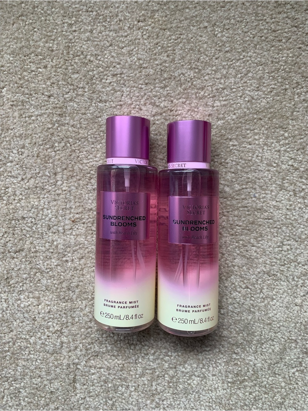 Victoria's Secret Pink Ombre Sundrenched Blooms Fragrance Mists (Pair)